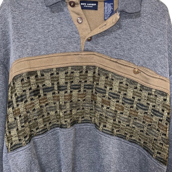 Vintage Safe Harbor Sportswear Collared Sweater XXL - Picture 3 of 4